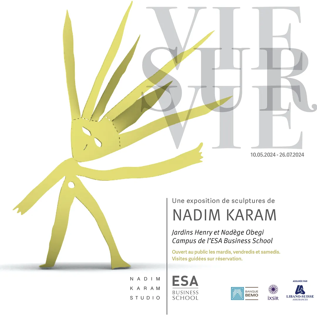 Visite guidée de l'exposition de sculptures de Nadim Karam  Mardi 21 mai
